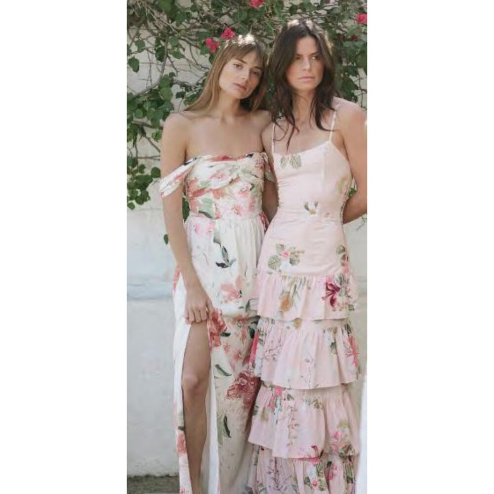 Pretty Plum Sugar Floral Convertible Maxi Dress